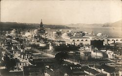 View of the Panama-Pacific International Exposition in San Francisco 1915 Panama-Pacific International Exposition (PPIE) Postcar Postcard