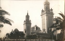 Domes and Towers in Evening Light 1915 Panama-Pacific International Exposition (PPIE) Postcard Postcard Postcard