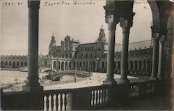 Exposition Grounds - Ibero-American Exposition 1929 Postcard