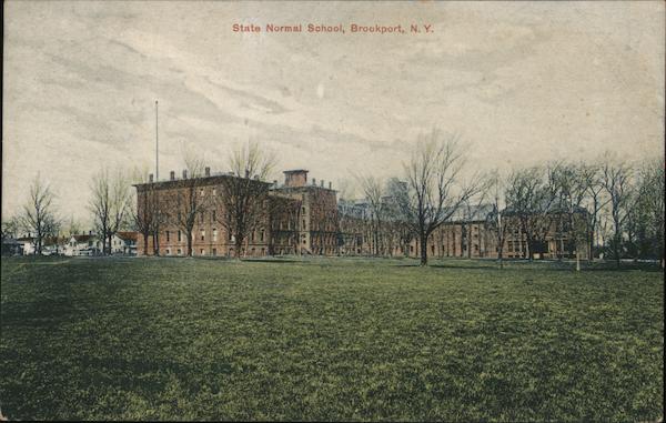 State Normal School Brockport, NY Postcard