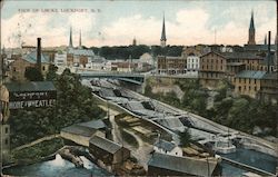 View of Locks Lockport, NY Postcard Postcard Postcard