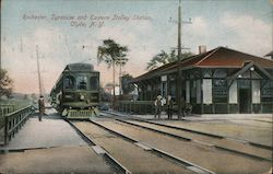 Rochester, Syracuse and Eastern Trolley Station Clyde, NY Postcard Postcard Postcard