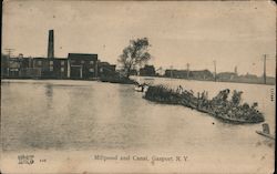 Millpond and Canal Postcard