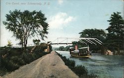 Erie Canal Schenectady, NY Postcard Postcard Postcard