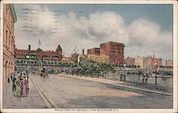 Boulevard on Aqueduct For Rochester, NY New York Postcard Postcard Postcard