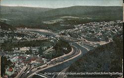 On Line of L.V.R.R. from FlagStaffLedge Jim Thorpe, PA Postcard Postcard Postcard