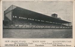 New Grand Stand, Allentown Fair Postcard