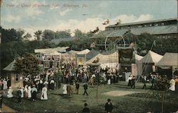 View of the Great Allentown Fair Pennsylvania Postcard Postcard Postcard