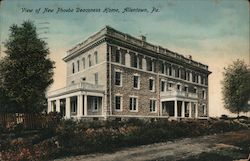 View of New Phoebe Deaconess Home Allentown, PA Postcard Postcard Postcard