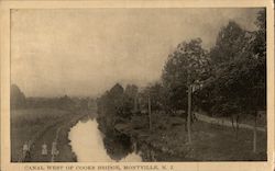 Canal West of Cooks Bridge Postcard