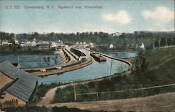 Aqueduct near SChenectady New York Postcard Postcard Postcard