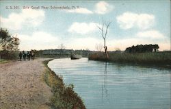 Erie Canal Schenectady, NY Postcard Postcard Postcard