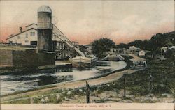 Champlain Canal at Sandy Hill Postcard