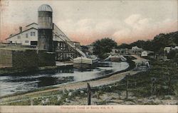 Champlain Canal at Sandy Hill, NY Postcard