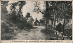 U.S. Reservation Mountain Drive entering Army and Navy Hospital Grounds Hot Springs, AR Postcard Postcard Postcard