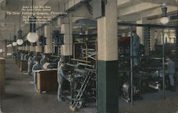 Color Press room, Curtis Publishing Company Philadelphia, PA Postcard Postcard Postcard