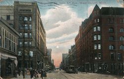 Superior Street from 5th Avenue West Duluth, MN Postcard Postcard Postcard