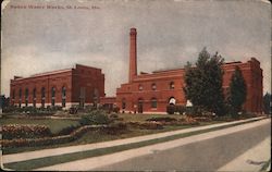 Baden Water Works Postcard