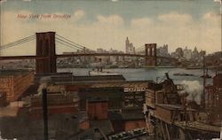 View From Brooklyn Postcard