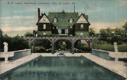 E. G. Lewis Residence, University City St. Louis, MO Postcard Postcard Postcard