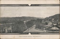 View from the Armory Whitehall, NY Postcard Postcard Postcard