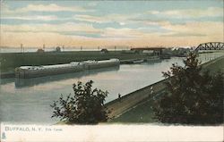 Erie Canal Buffalo, NY Postcard Postcard Postcard