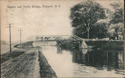 Bakers and Trolly Bridge Fairport, NY Postcard Postcard Postcard