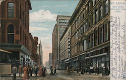 Olive Street, West from Sixth Street Postcard