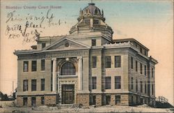 Sheridan County Court House Wyoming Postcard Postcard Postcard