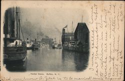 Harbor Scene Postcard