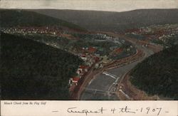 Mauch Chunk from the Falg Staff Jim Thorpe, PA Postcard Postcard Postcard