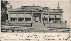 Club House, B.P.O.E. Lodge No. 40 Postcard