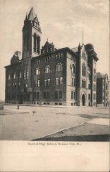 Central High School Kansas City, MO Postcard Postcard Postcard