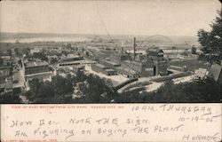 View of East Bottom from City Park Kansas City, MO Postcard Postcard Postcard