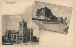 St. Margaret's Hospital and St. Mary's Church Postcard