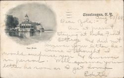 The Pier Chautauqua, NY Postcard Postcard Postcard