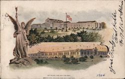 Art Palace, Size 425 x 750 Feet, Agricultural Building, Size 500 X 1600 Feet Postcard