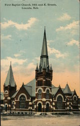 First Baptist Church, 14th and K. Streets Postcard