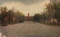 Main Buildings, University of Nebraska Postcard