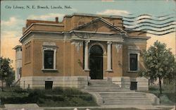 City Library, N. E. Branch Lincoln, NE Postcard Postcard Postcard