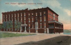 Planters' Apartments Leavenworth, KS Postcard Postcard Postcard