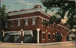 I.O.O.F. Hall, Corner 18th and Lawrence Wichita, KS Postcard Postcard Postcard