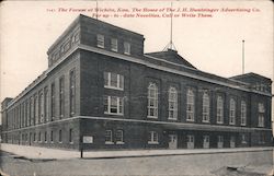 The Forum, Home of the J.H. Huntzinger Advertising Co. Wichita, KS Postcard Postcard Postcard