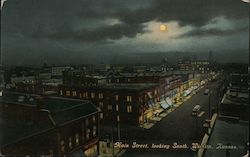 Main Street Looking South Postcard