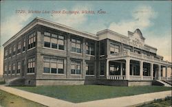 Wichita Live Stock Exchange Postcard