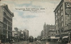 Douglas Avenue looking west Wichita, KS Postcard Postcard Postcard