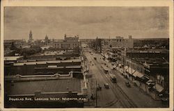 Douglas Ave. Looking West Wichita, KS Postcard Postcard Postcard