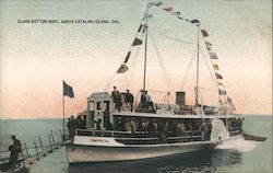 Glass Bottom Boat Postcard