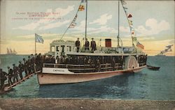 Glass Bottom Power Boat "Empress" Santa Catalina Island, CA Postcard Postcard Postcard