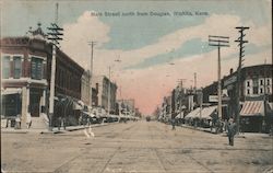 Main Street North from Douglas Postcard